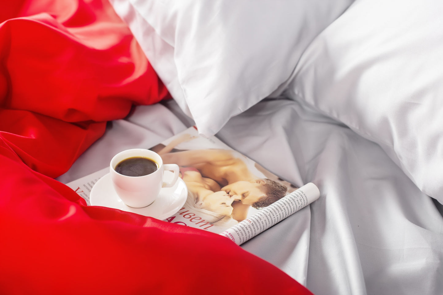 Scarlet Flame in Mist