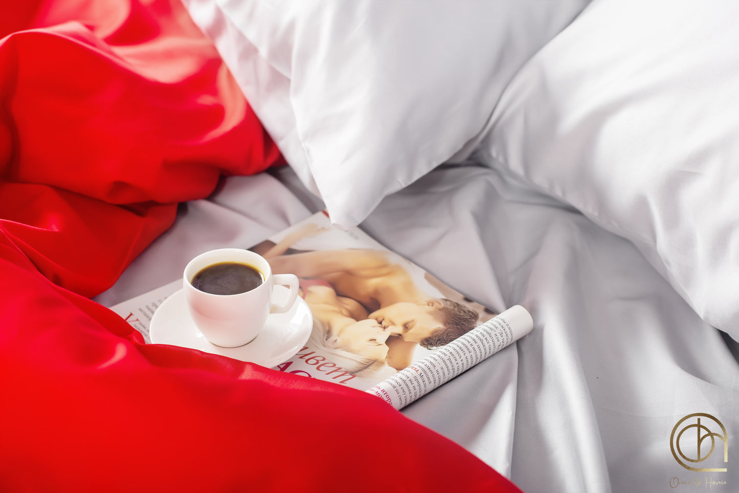 Scarlet Flame in Mist