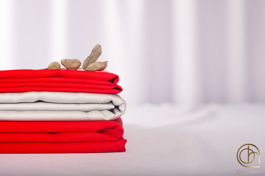 Scarlet Flame in Mist